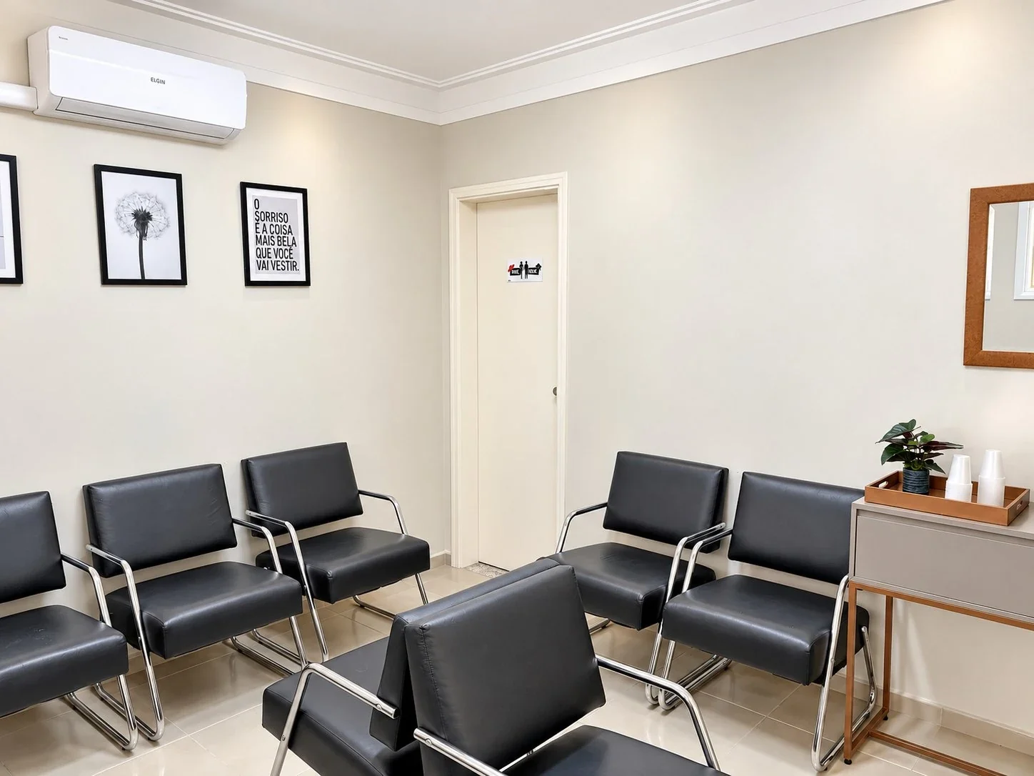 Sala de espera da Clínica Dentiz
